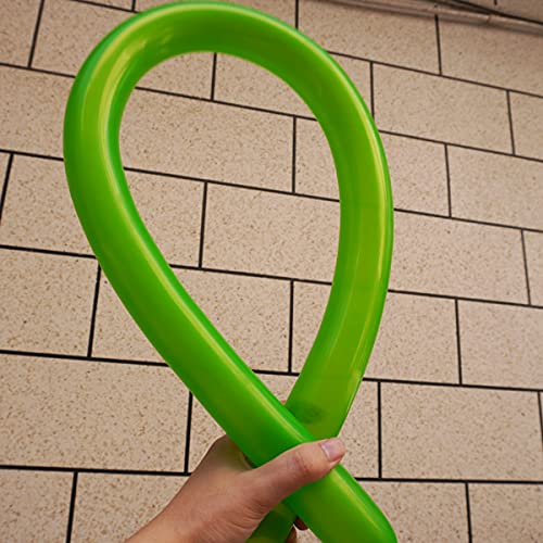 Image of Green 260Q Balloons , Long Balloons , Skinny Twisting Balloon 100 Pcs, Premium Magic Clown Ballon for Balloon Animal, Garland, Baby Birthdays, Festival Decoration