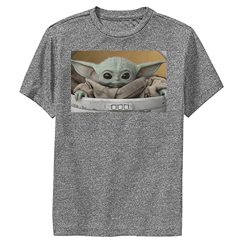 STAR WARS Mandalorian Child in Box Boys Short Sleeve Tee Shirt