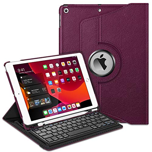 Fintie Keyboard Case for iPad 7th Generation 10.2" 2019-360 Degree Rotating Smart St