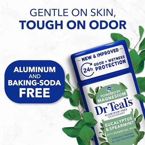 Dr. Teals Eucalyptus Deodorant Gift Set (2 Pack, 2.5oz Ea.) - Eucalyptus Essential Oils with Shea Butter & Arrowroot Powder - Aluminum, Paraben, & Phthalate Free - Dermatologist Tested - image 6