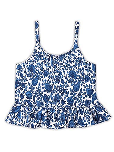 Image of Kids Top and Shorts Sets For Girls (K-4542-BLUE-22)