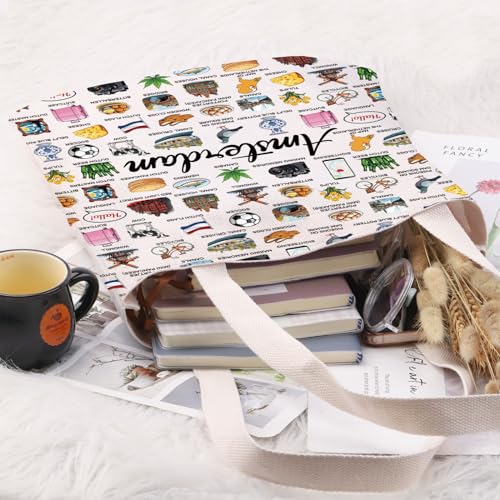 G2TUP Netherlands Lover Gift Netherlands Travel Tote Bag Dutch Culture Handbag Holland Tourism Gift Dutch Lover Gift4