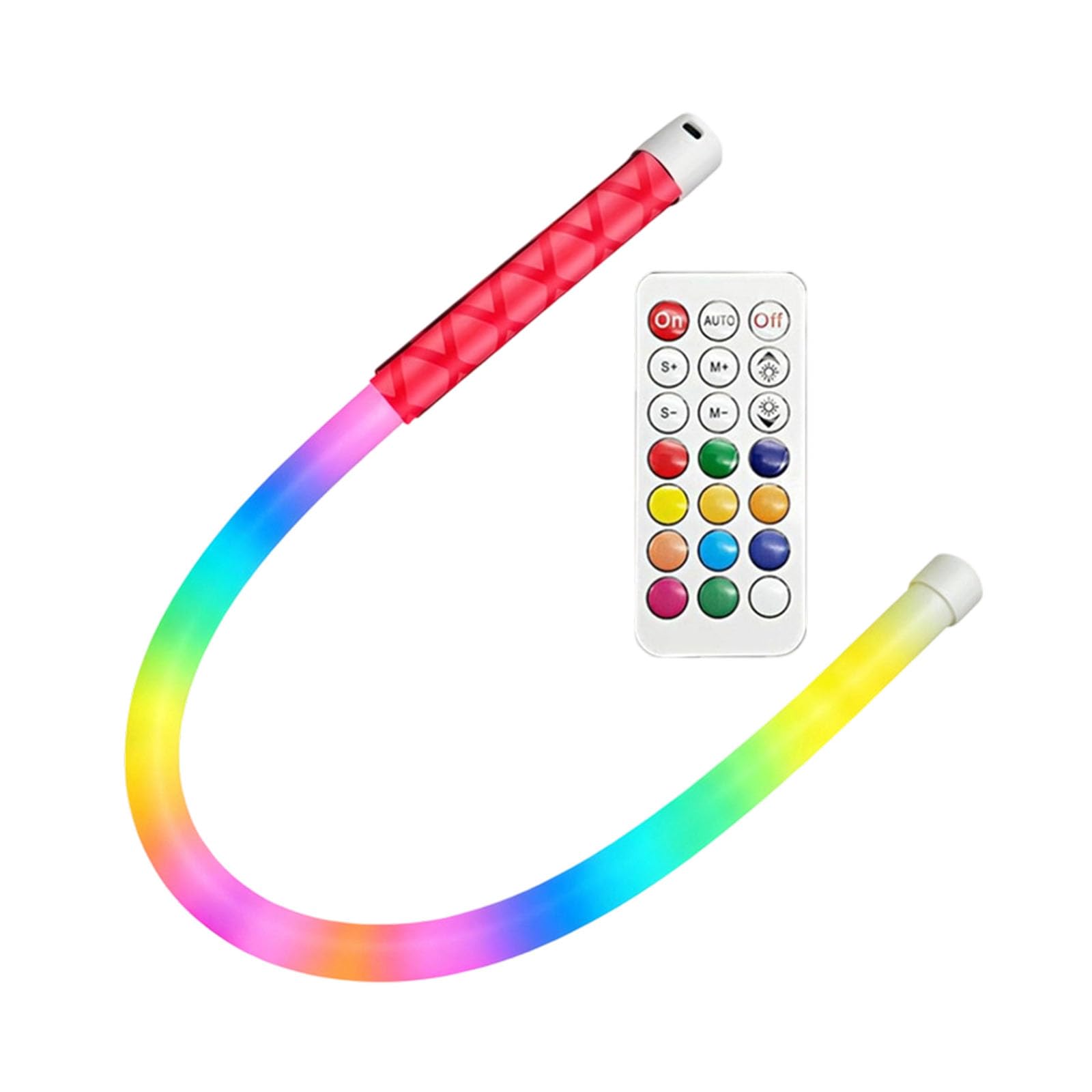 Nucelit Portable Silicone Light Tube 0.8 Meter Handheld Lamp for Party Decor and Mood Color Changing USB Rechargeable Party Decor Light