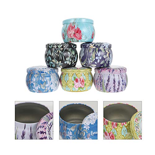 UPKOCH 6Pcs Rodada Sobremesa Dos Doces Do Casamento Caixas De Doces Folha de Flandres Recipiente Vaz