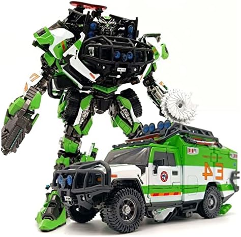 Transformer Toys, Masterpiece Movie Series MPM-11 Autobot Ratchet KO Action Figure Collection Robot Model - 7", The Best Birthday Gift Toy (Color : Green)