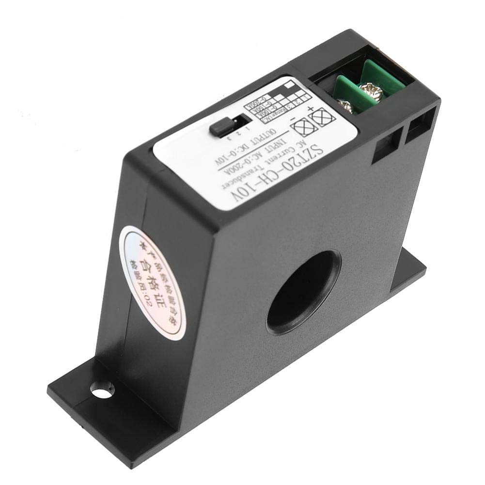 Émetteur de courant alternatif, protecteur de surcharge de transducteur AC 0-200A Sortie DC 0-10V SZT20-CH-10V