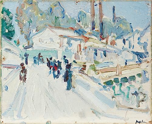 Lienzo abstracto de Peploe, cuadro de París de alta calidad en formato 60x90cm