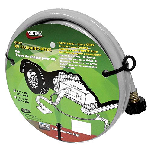 Tuyau d'arrosage 1/2 pour chasse d'eau Valterra W01-4180 gris 15 pieds