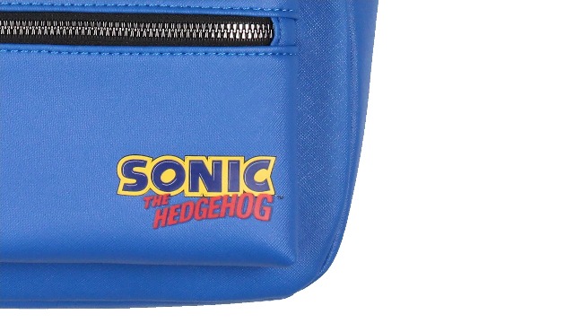 Sonic the Hedgehog Character Line - Zaino per la scuola, colore: nero/blu, 44 cm (altezza) x 30 cm (larghezza) x 12 cm (profondità), nero/blu, 44cm (H) x 30cm (W) x 12cm (D