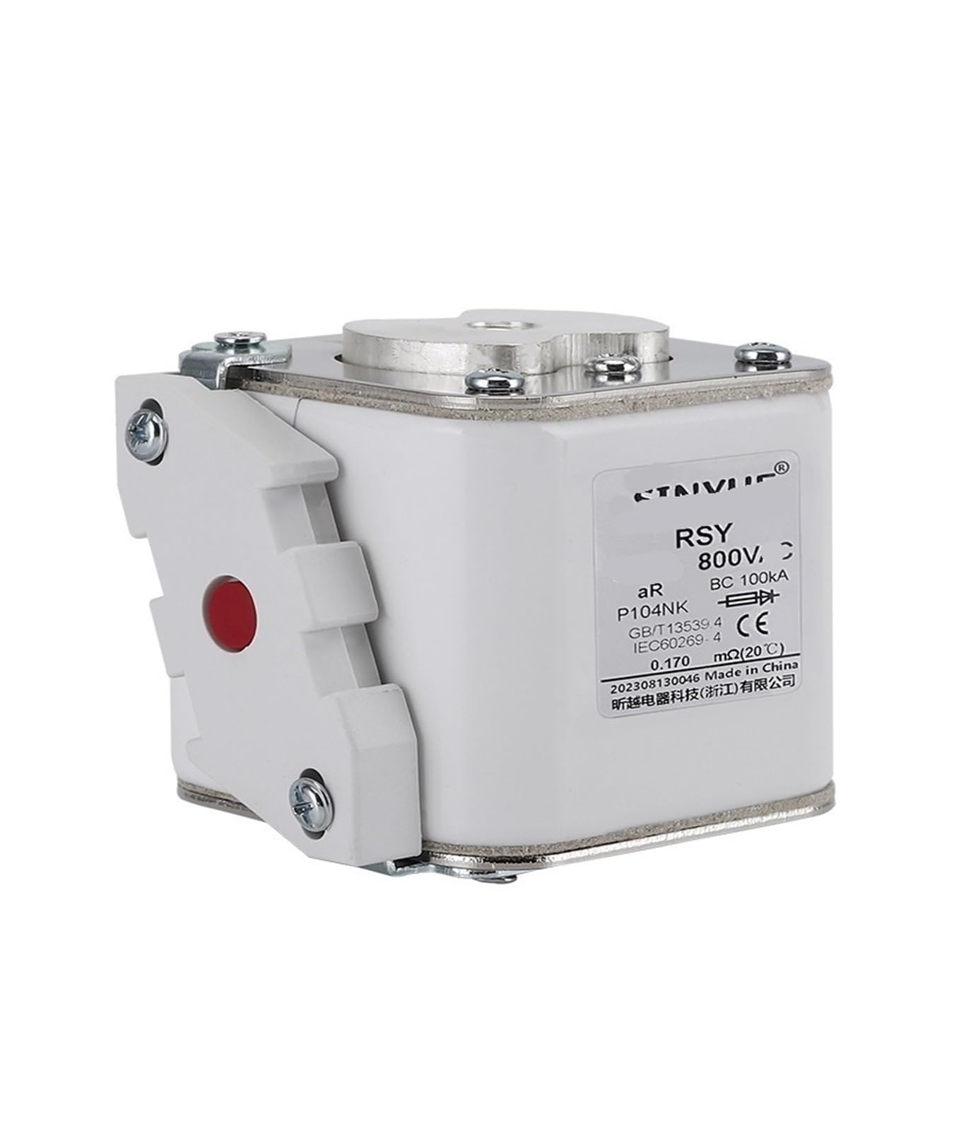Fusible rapide contre les surtensions DC800V 1100A céramique P104NK - 3