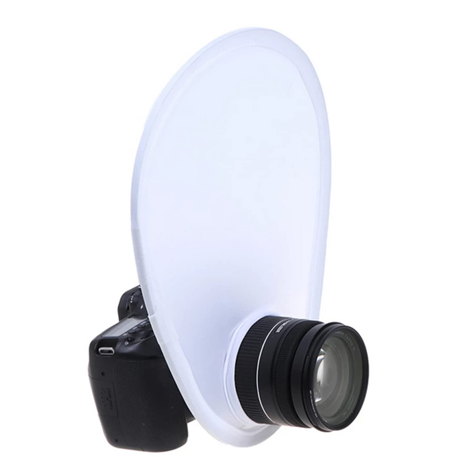 SKEIDO Universal Folding Photography Flash Lens Diffuser Reflector Flash Diffuser Softbox For DSLR SLR Camera Lenses-30cm