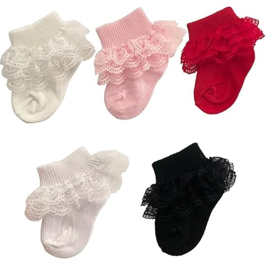 Baby Girl Cotton Casual Socks - Pack of 4
