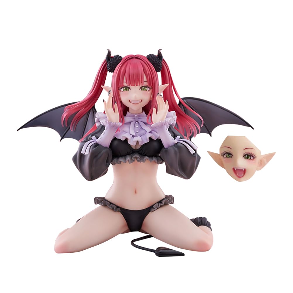 Kitagawa Marin Figure Statue, 14cm Sitting Pose Anime Dress Up Figure Devil Style Kitagawa Marin Figures Collectible Xmas Gifts for Fans