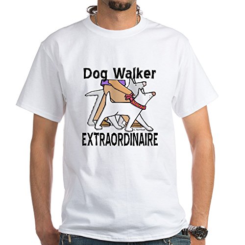 CafePress Dog Walker Extraordinaire White T Shirt Men's Casual Tee