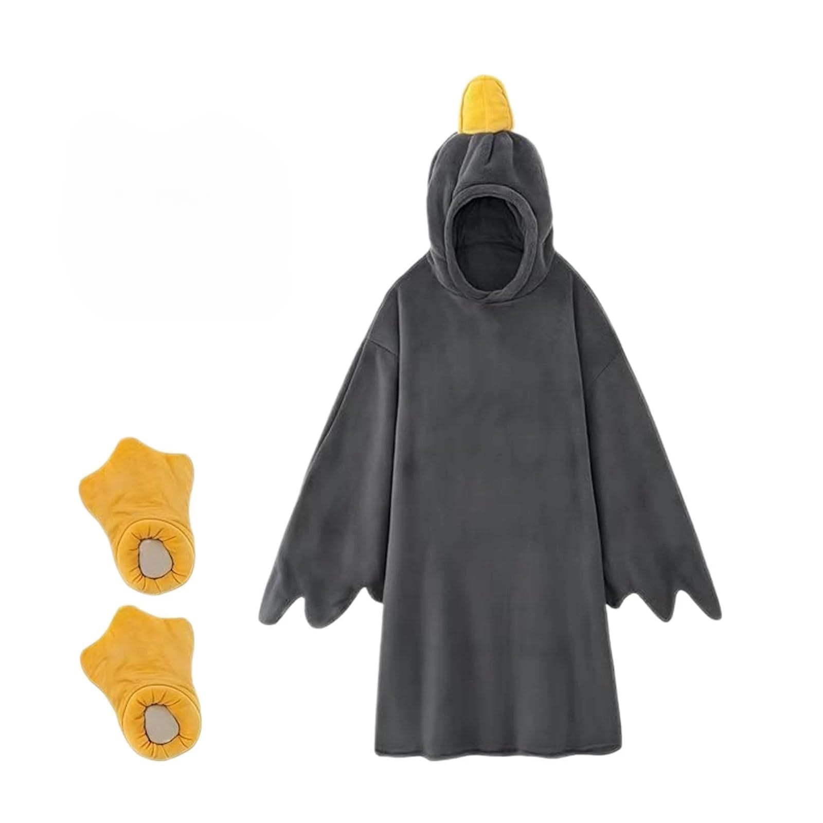 Tuta con cappuccio indossabile coperta d'oca, grande pigiama d'oca bianca con anatra indossabile coperta d'oca, pigiama anatra pigiama per bambini anatra oodie per casa lounge pigiami