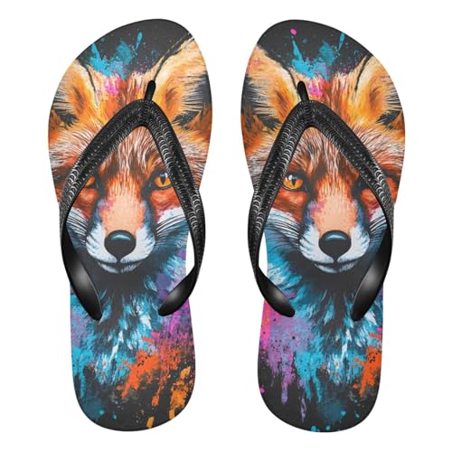 Cute Fox Flip Flop Beach Summer Casual Sandal for Women & Men Shower Shoes 20861539