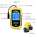 LUCKY Handheld Fish Finder Portable Fishing Kayak Fishfinder Fish Depth Finder Fishing Gear with Sonar Transducer and LCD Display