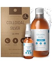 Premium Colloidal Silver 40ppm 500mL (17 fl oz) ● Optimal Concentration Formula, Smaller Particles, Better Results ● Laboratory Certified ● Free Spray Bottle to Fill &amp; Ebook Included ● PET Bottle