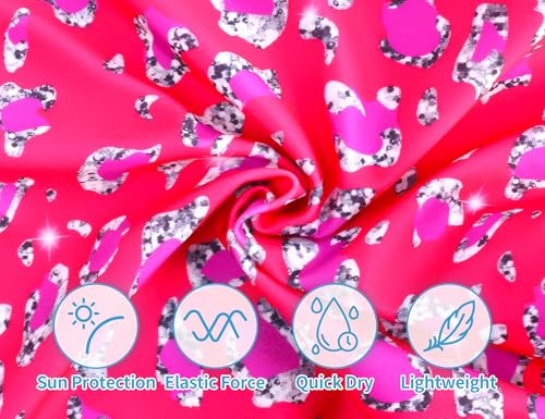 Image of TENVDA Girls Swimsuit Summer Beach Sport Halter Bathing Suits One Piece Swimwear for 2-12 Years Old Kids