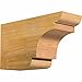 Ekena Millwork RFT06X10X18NEB00RWR New Brighton Rough Sawn Rustic Wood Rafter Tails