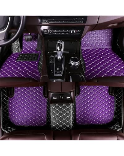 �t���A�}�b�g �� 7 �V���[�Y G70 F01 2008-2015 F02 �����O G11 G12 2015-2023 RHD �t���J�o���b�W�Ԃ̃t���A�}�b�g�A�N�Z�T���[�J�[�y�b�g(Purple And Black,For 7 F02 Long 2008-