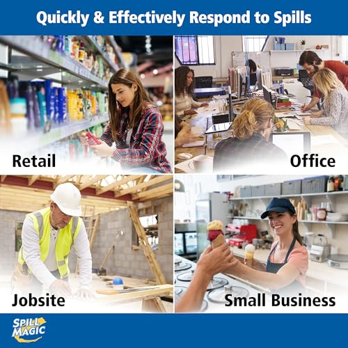 Image of Spill Magic Absorbent Powder,White,9 inch L SM106-1 Each