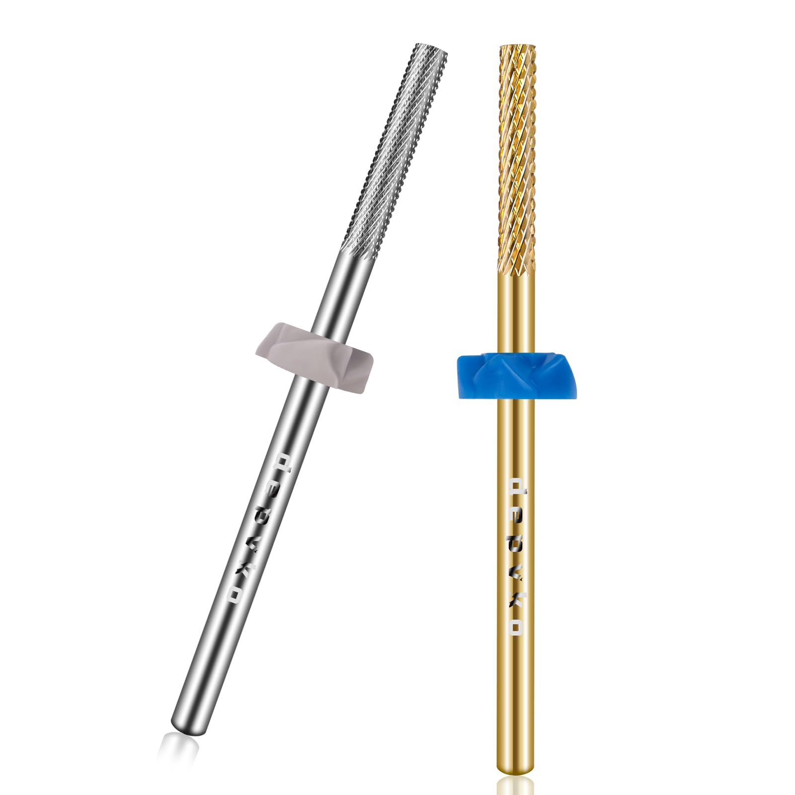 Cuticle Bit for Nail Drill 2Pcs: Carbide 3XF drill bits nail tech Remover Needle Bit Under Nail Cleaner Dead Skin Nail Prepare 3/32'' for Electric