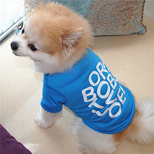 Howstar Pet Shirt, Cute Puppy Dog Clothing Summer Cool Vest For Pet Sweatshirt I Bark At Ugly People (X-Small, Blue) #TOP3