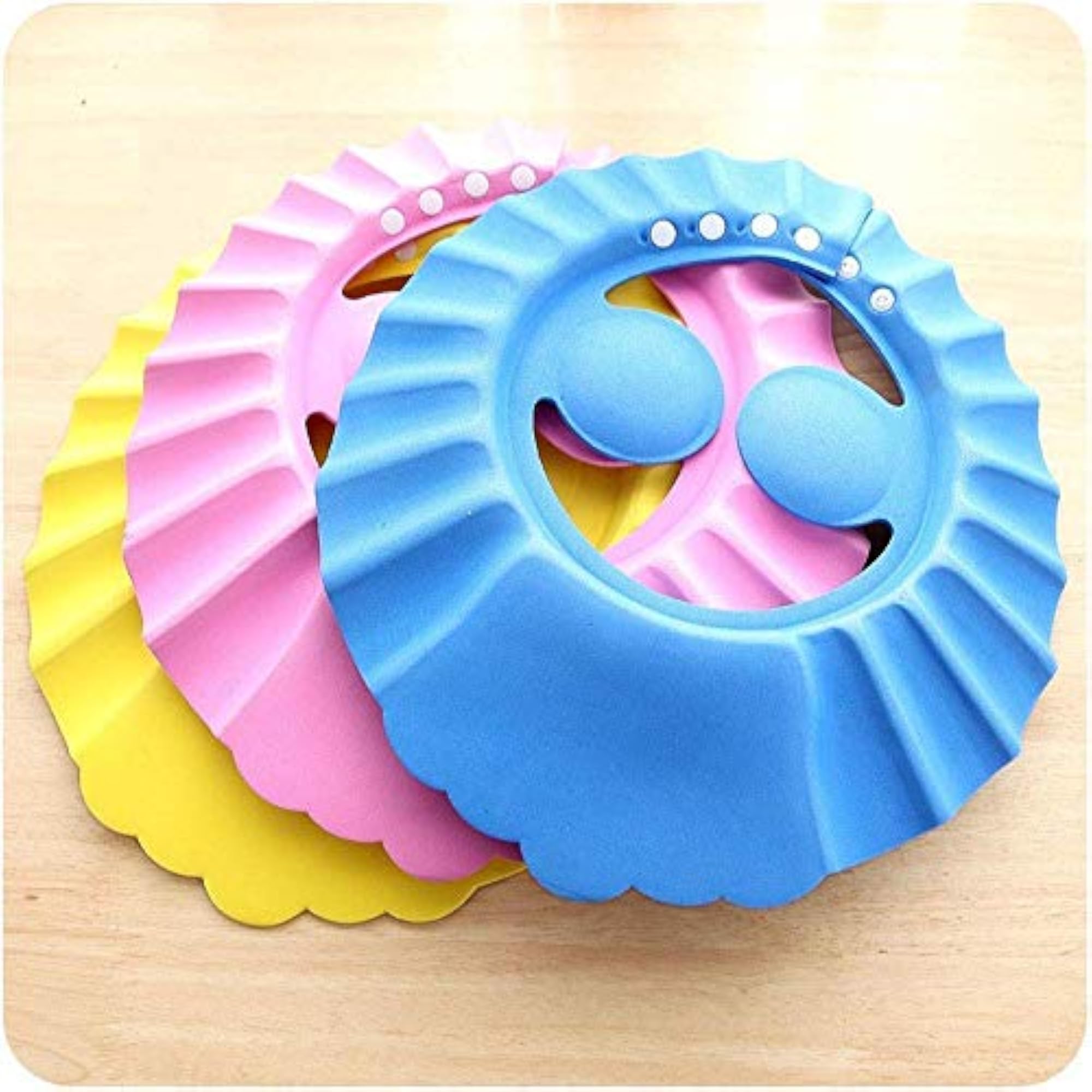 Adjustable Baby Bath Shower Cap, Soft Material