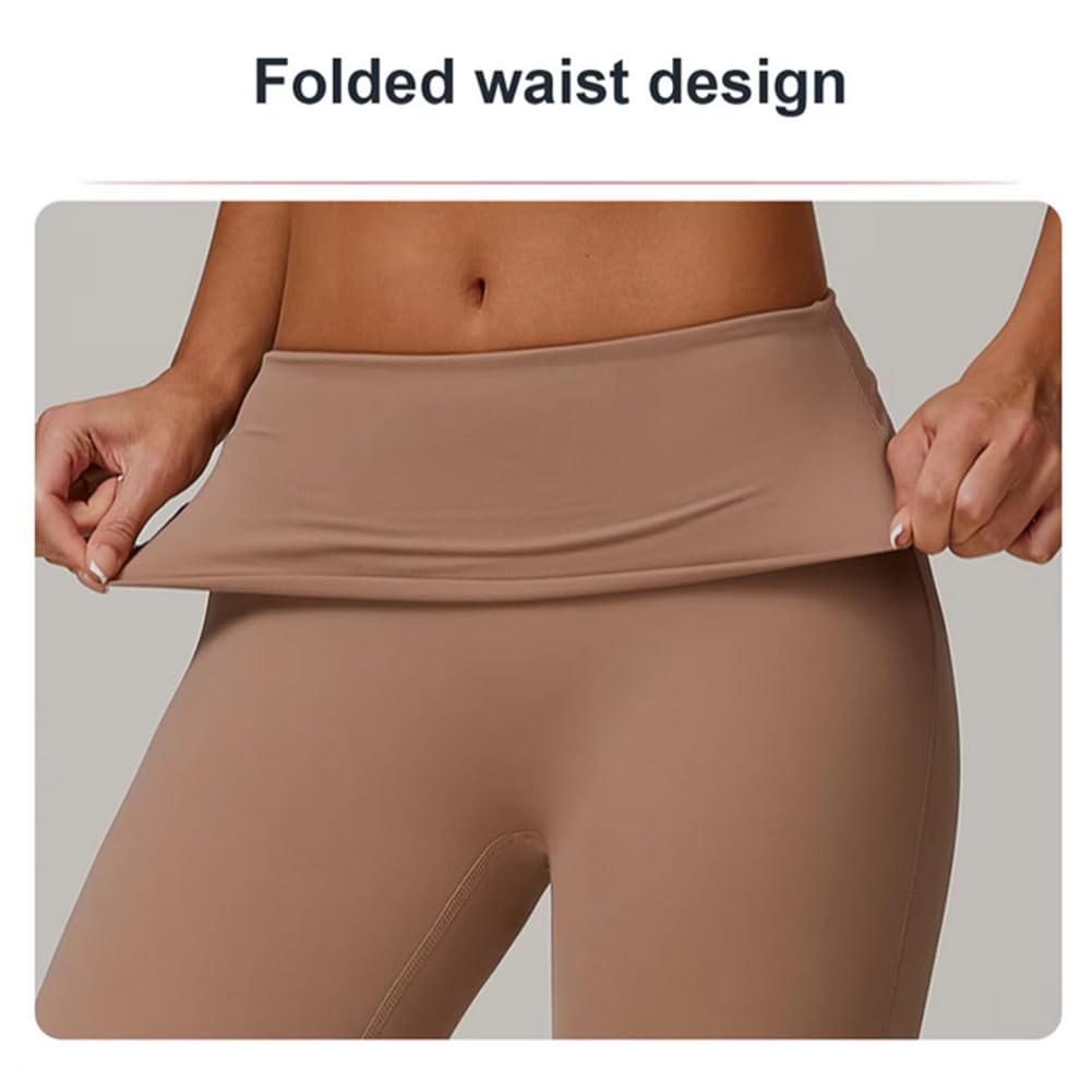 Donna Leggins Pantaloni Palestra Vita Alta Opaco Pantacollant Yoga Fitness