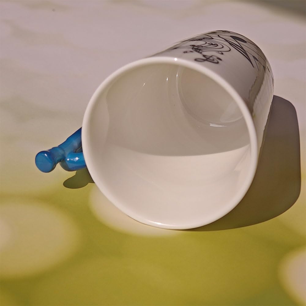 Tazza Musicale In Ceramica Con Manico A Chitarra Rossa - Capacità 280ml, Idea Regalo Per Musicisti - 2
