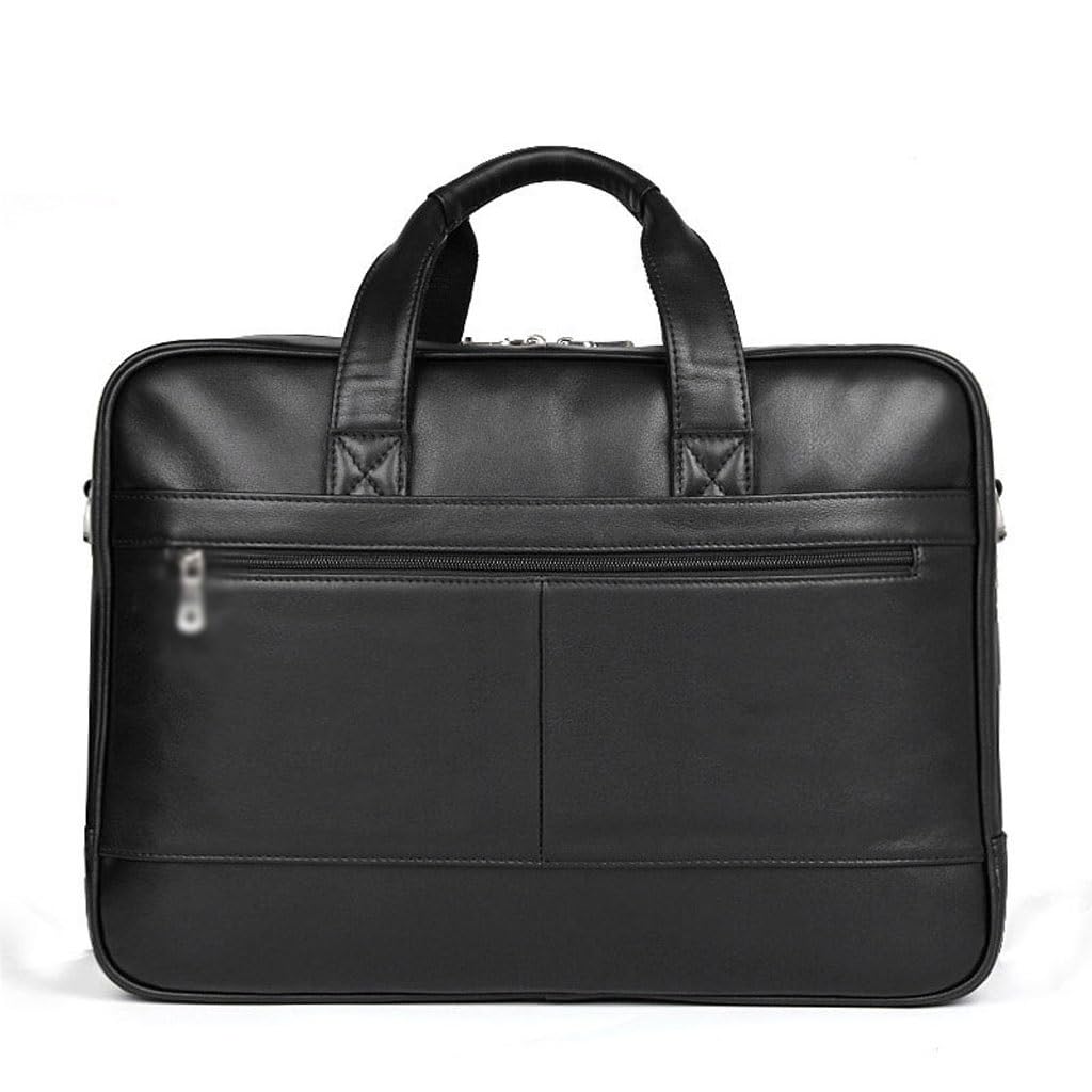 Sac en cuir à texture confortable et finitions d'affaires haut de gamme