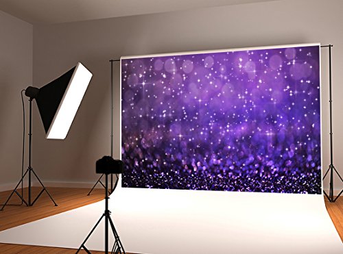 Flash Deals - 70% OFF Kate 7x5ft Star Backdrop for Photography Purple Glitter Backdrops Fantasy Bokeh Spots Background for Children Party Photo Studio Props Flash Deals - 70% OFF Kate 7x5ft Star Backdrop for Photography Purple Glitter Backdrops Fantasy Bokeh Spots Background for Children Party Photo Studio Props