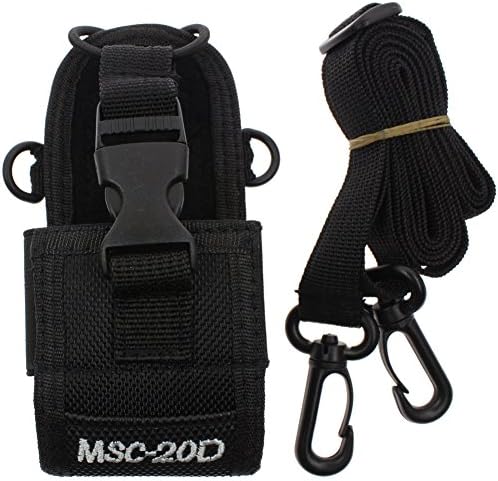 AOER New Multi-Function Black MSC-20D Nylon Bag Pouch Holster Case for Baofeng Motorola Kenwood Radio