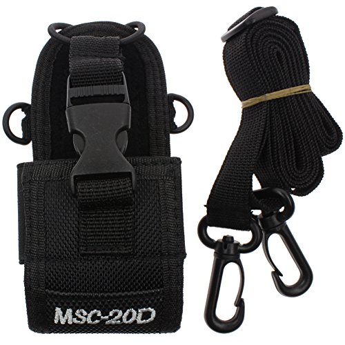 Aoer New Multi-Function Black Msc-20D Nylon Bag Pouch Holster Case For Baofeng Motorola Kenwood Radio #TOP22