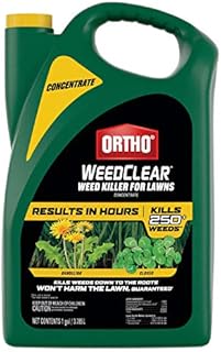 Ortho WeedClear Weed Killer for Lawns Concentrate: Treats up to 64,000 sq. ft., Won't Harm Grass (When Used as Directed), Kills Dandelion & Clover, 1 gal.