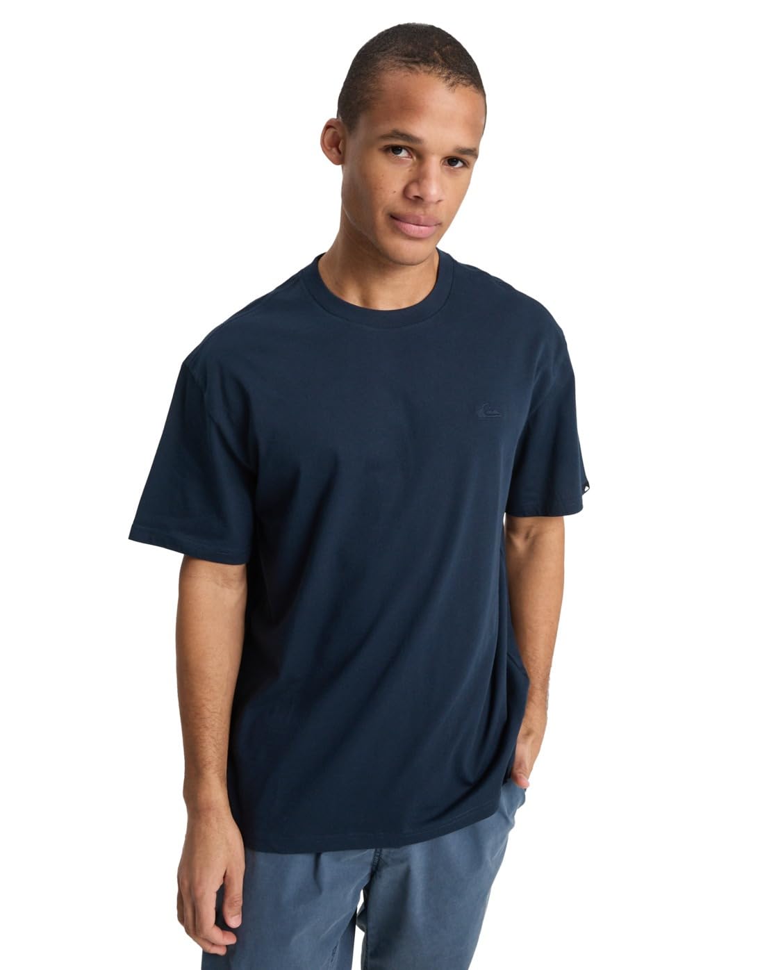Quiksilver Short Sleeve T-Shirt Salt Water SS Mens Black