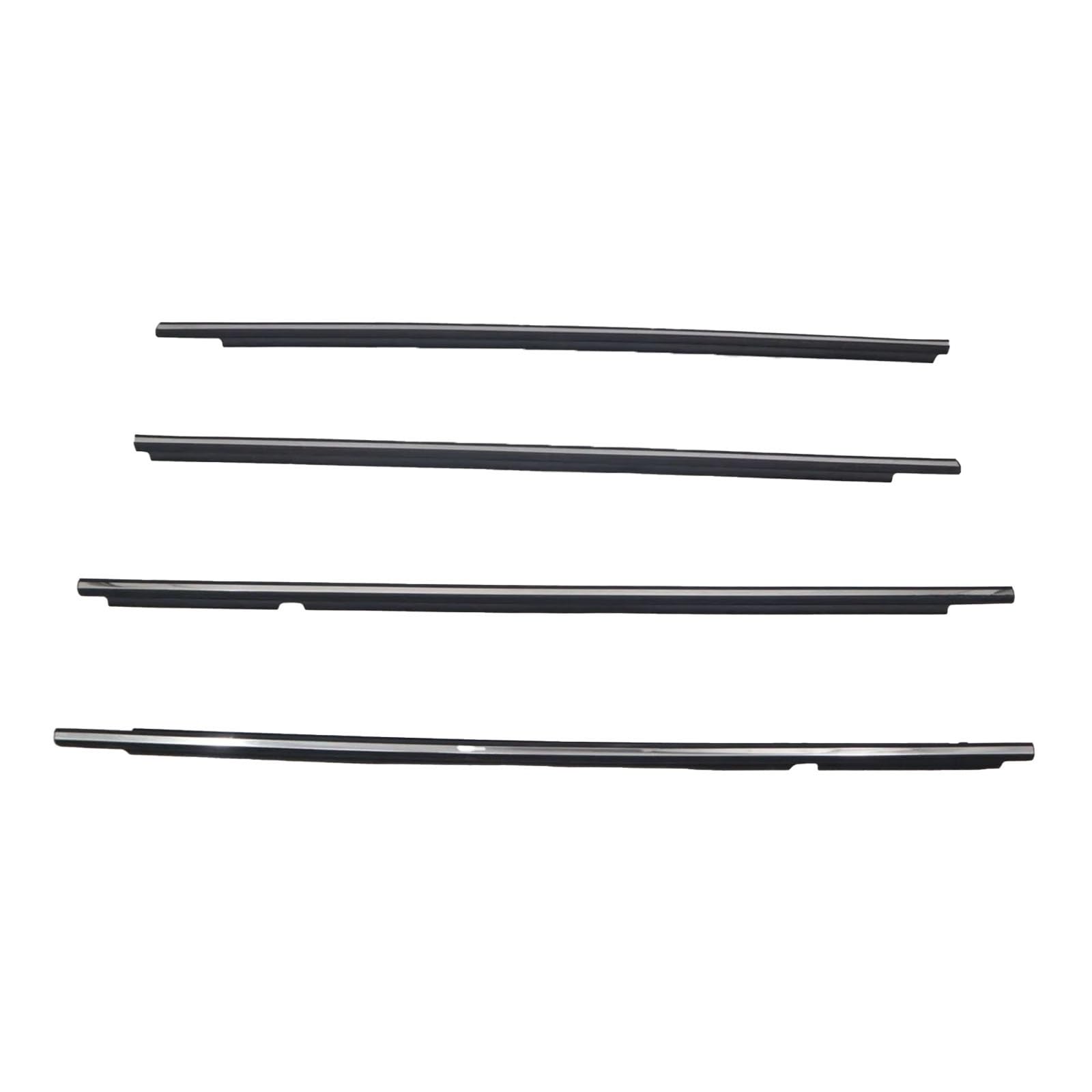 Automotive Window Seals Vehicle Weather Stripping Compatible with Toyota for Corolla for Altis Sedan 2003-2007 Car Outer Windows Seal Belt Exterior 7571002120(Chrome)