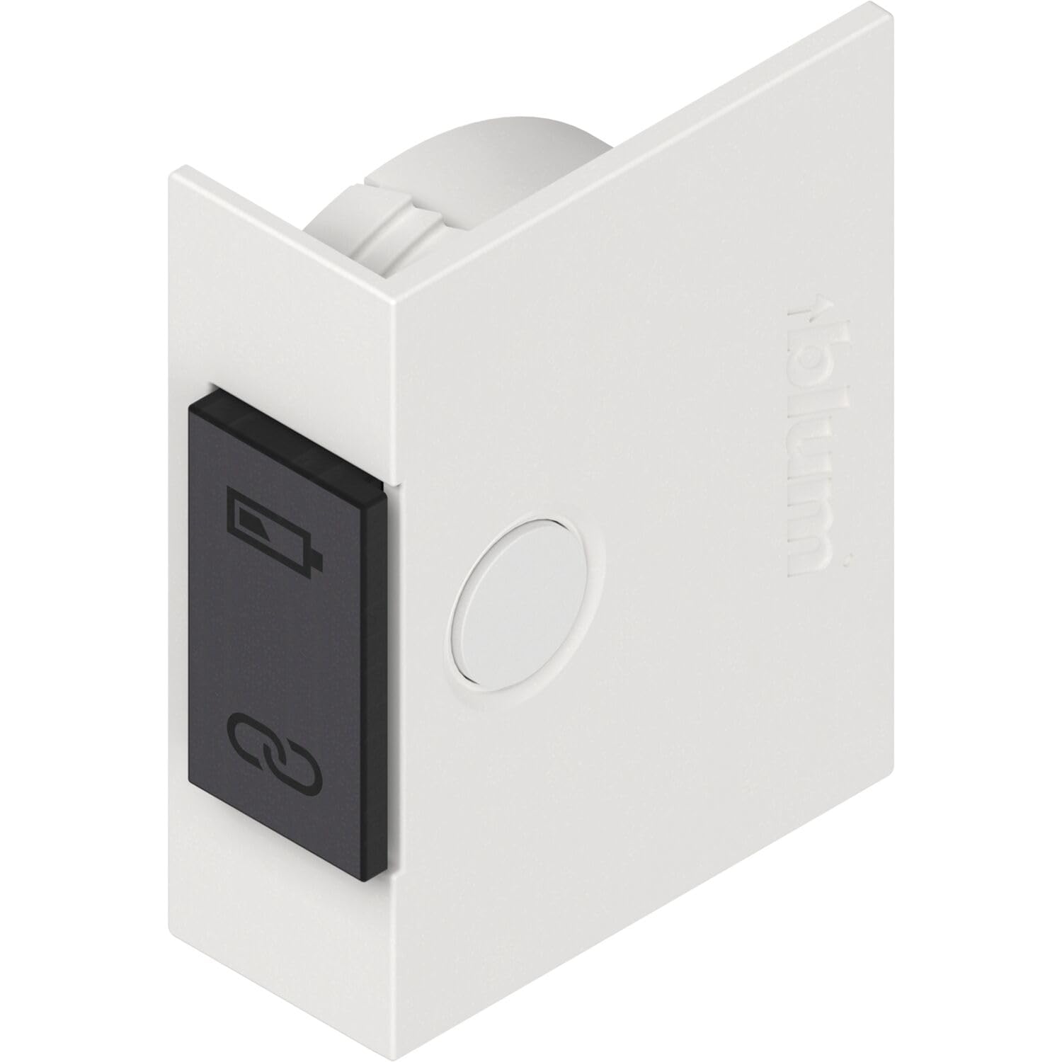 BLUM SERVO-DRIVE Schalter für AVENTOS, symmetrisch, Kunststoff seidenweiß