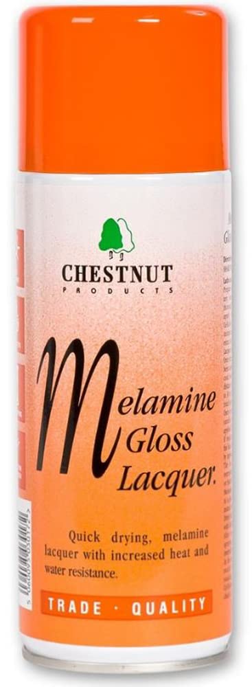 Chestnut Products Mgl400 Wood Melamine Gloss Lacquer, 400Ml Aerosol