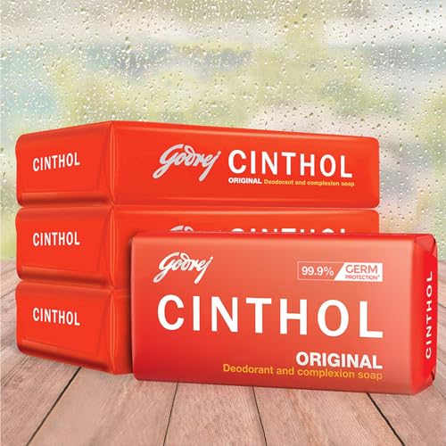 Image of Cinthol Original Soap, 150g (Pack of 4) | Germ Protection | Soaps For Bath | Grade 1 Soap | For All Skin Types
