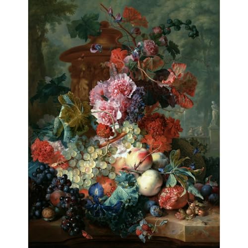 Impression giclée sur toile Fruits et fleurs 79 x 61 cm tableau Getty Museum