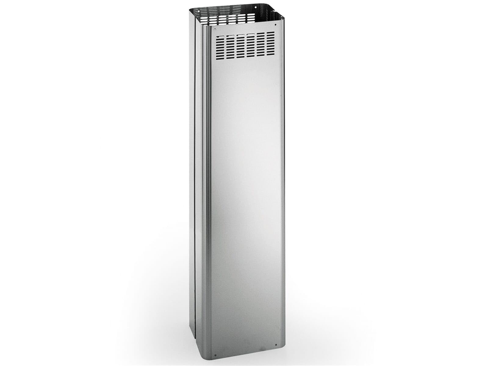 Falmec Lumina 2430 Dunstabzugshaube 800 m3/h, Inselhaube, Silber, 3 Geschwindigkeiten, LED, Schallwand, Poliert, Montage-Hardware, Drucktaste, 51 dB, 2430 mm