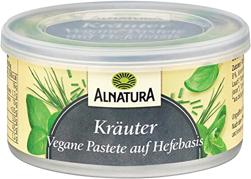 Alnatura Bio Pastete Kräuter, Vegan, 125g, Mittel