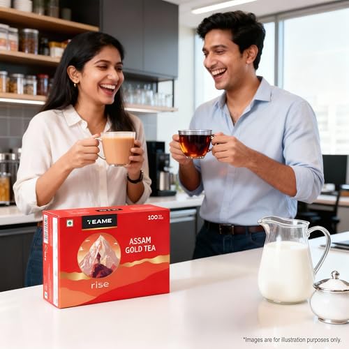 Image of TE-A-ME Assam Gold Tea Bags 100 Pcs | Assam Chai