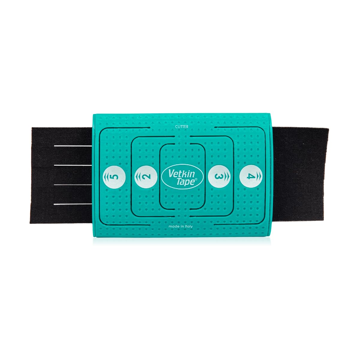 Vetkin Tape - Cortador de cinta de kinesiología de 6 cm | Cortadora de fisioterapia animal y cinta linfática | Corta 2 – 5 tiras | Compacto y preciso | Accesorios para terapeutas