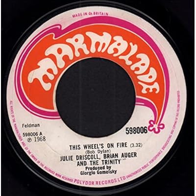 THIS WHEEL'S ON FIRE 7 INCH (7" VINYL 45) UK MARMALADE 1968