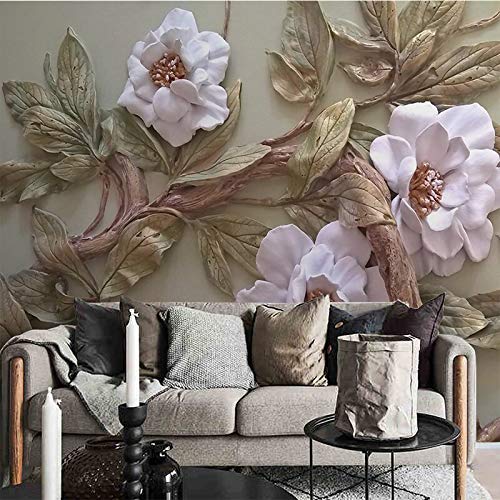 Papier Peint Mural 3D Fleur NA4305 - Déco Plafond Et Mur AJ WALL Fay