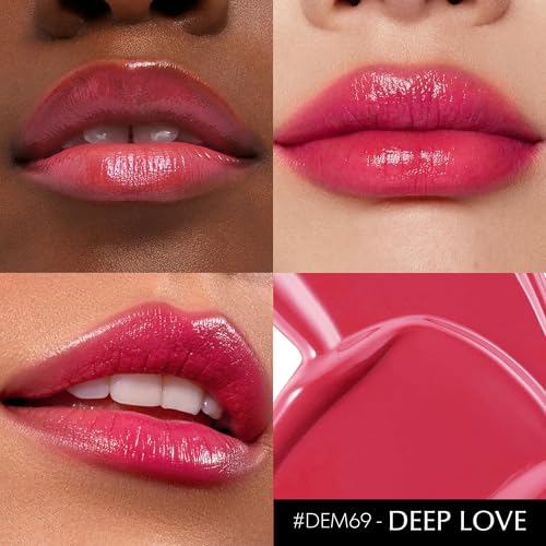 Image of Depuplum Red Lipstick for Women Moisture Lip Gloss Tinted Lip Balm | Sheer Nourishing Hydrating Glossy Creamy Lipstick Glow Reviver Lip Stick for Dry Lips,DM69 Ruby Red
