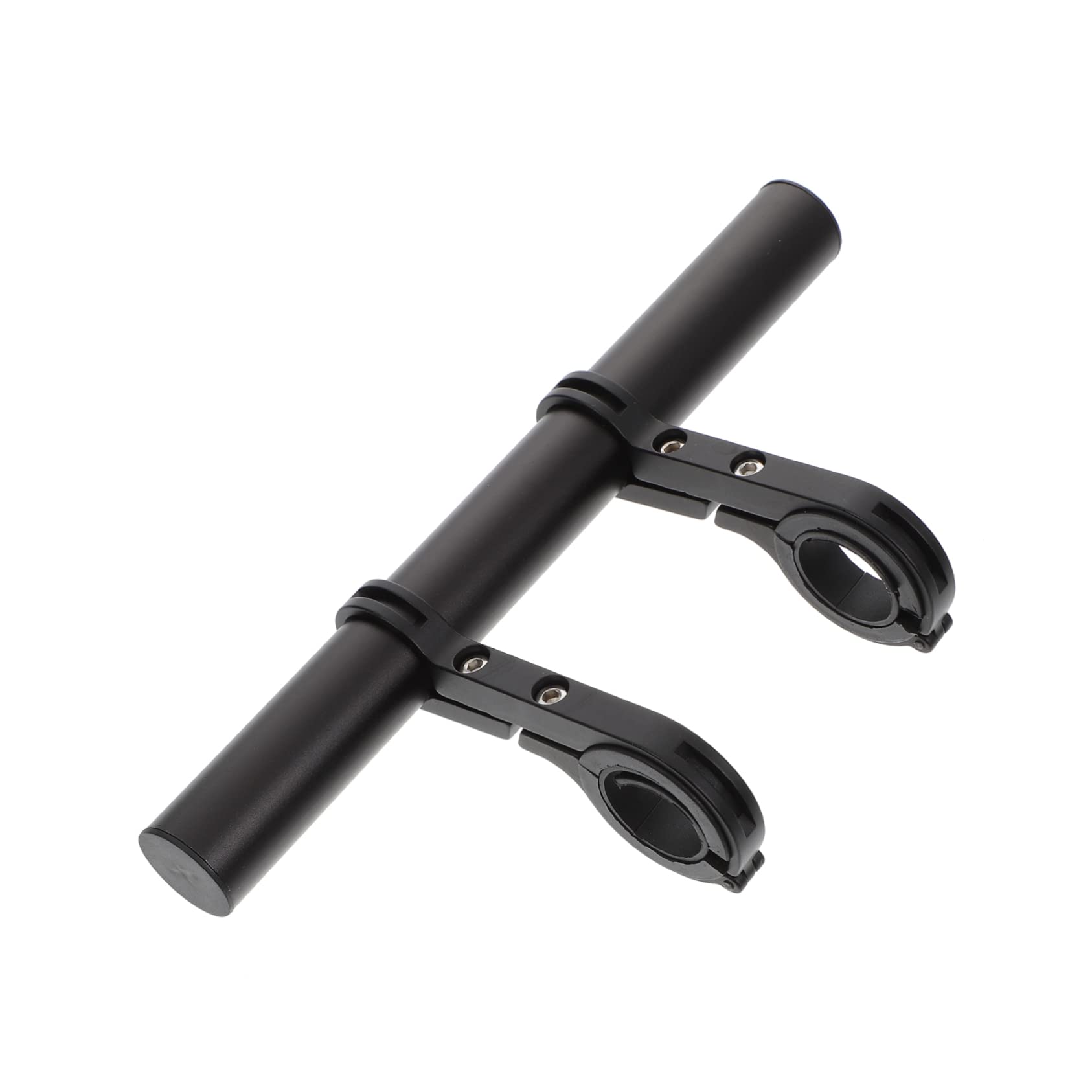 Mikikit 2 Sets Cycling Handlebar Extender Bar Bike Handlebar Extension Rack Easy Install Bracket